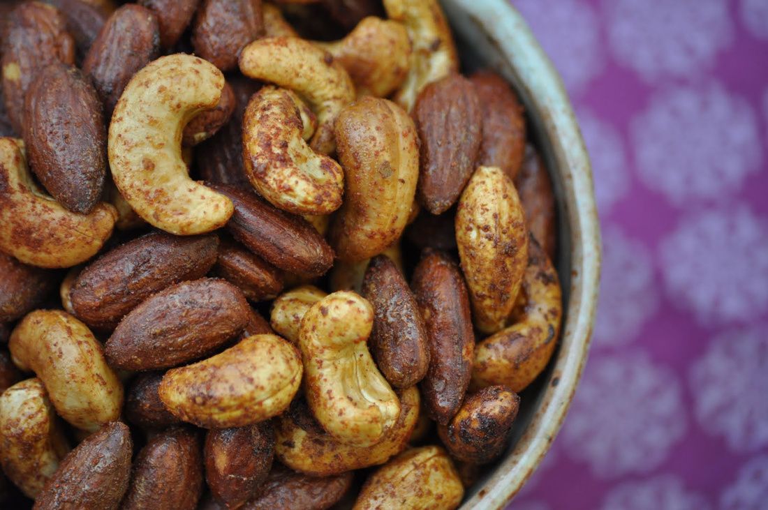 Smokey Soy-Free Tamari Roasted Nuts