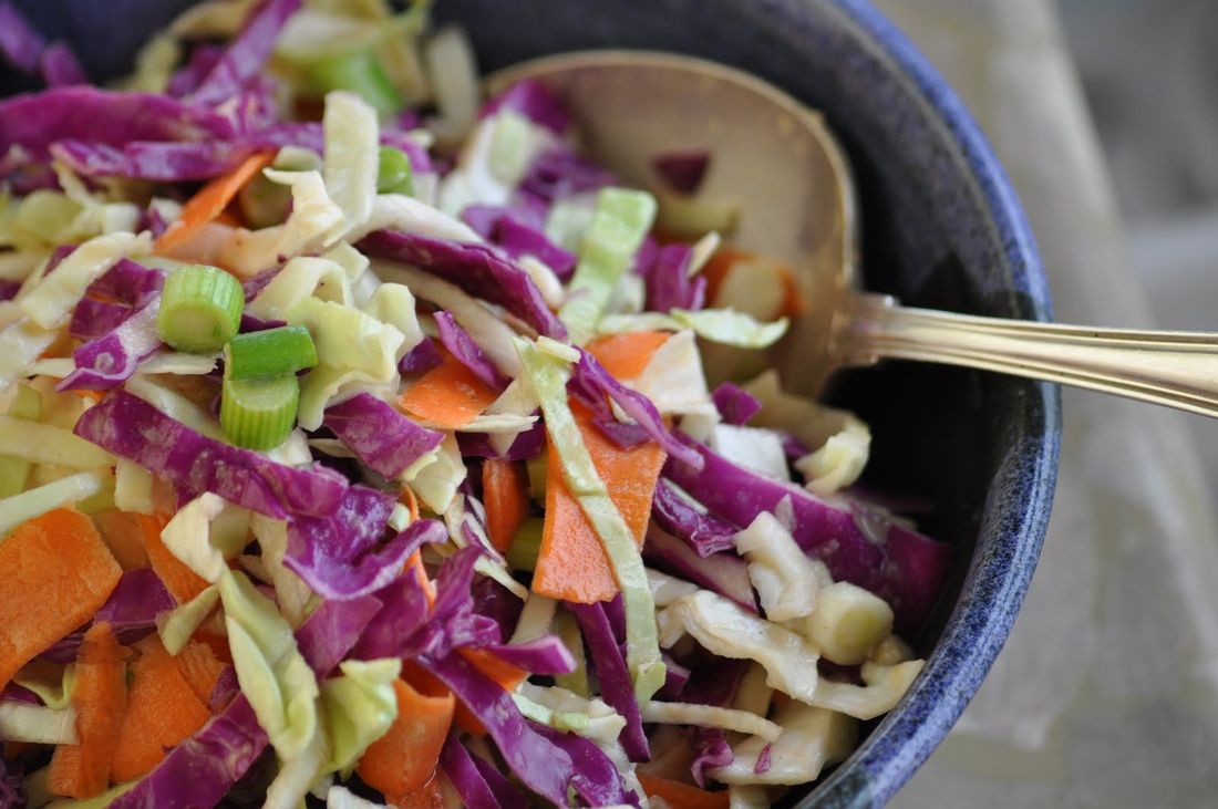 Orange-Wasabi Cabbage Salad