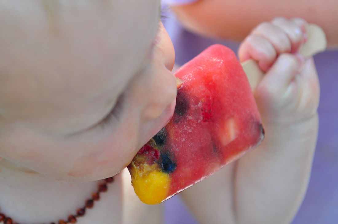 watermelon popsicles - Camille