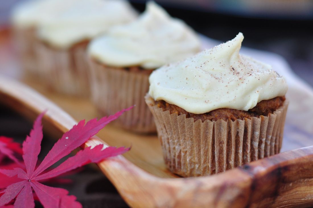 Grain-Free Pumpkin Cupcakes Paleo