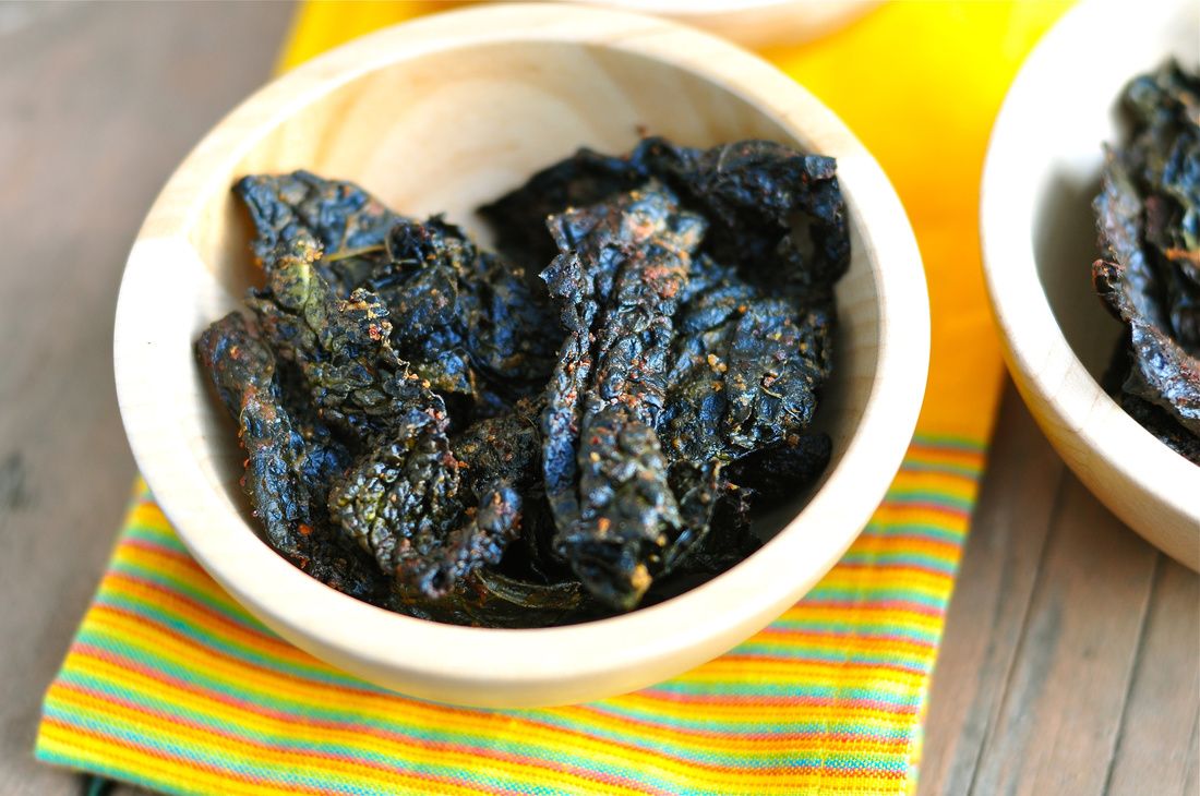 Sweet and Spicy Kale Chips