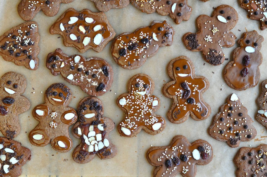 Gluten-Free Gingerbread Hazelnut Cut-Out Cookies