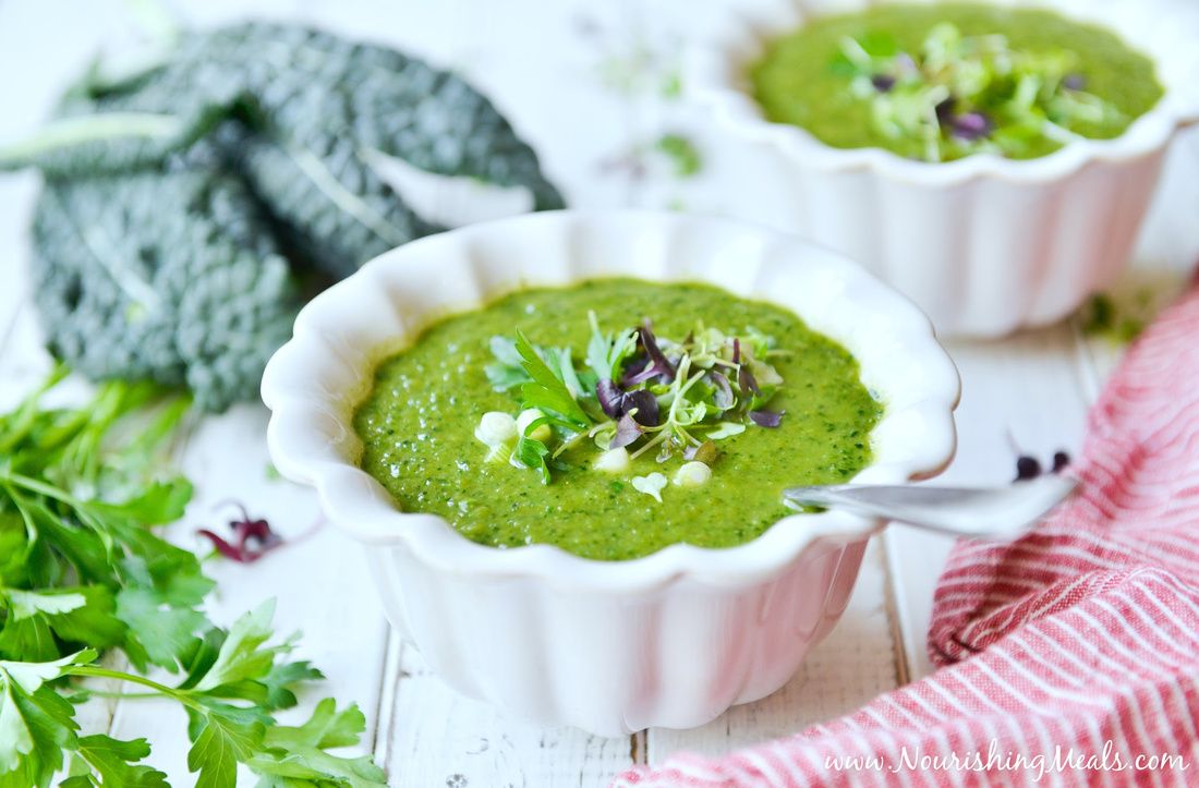 Green Kale Detox Soup