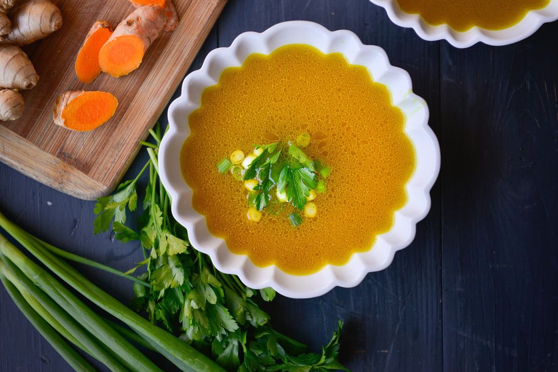 Healing Turmeric-Ginger Broth