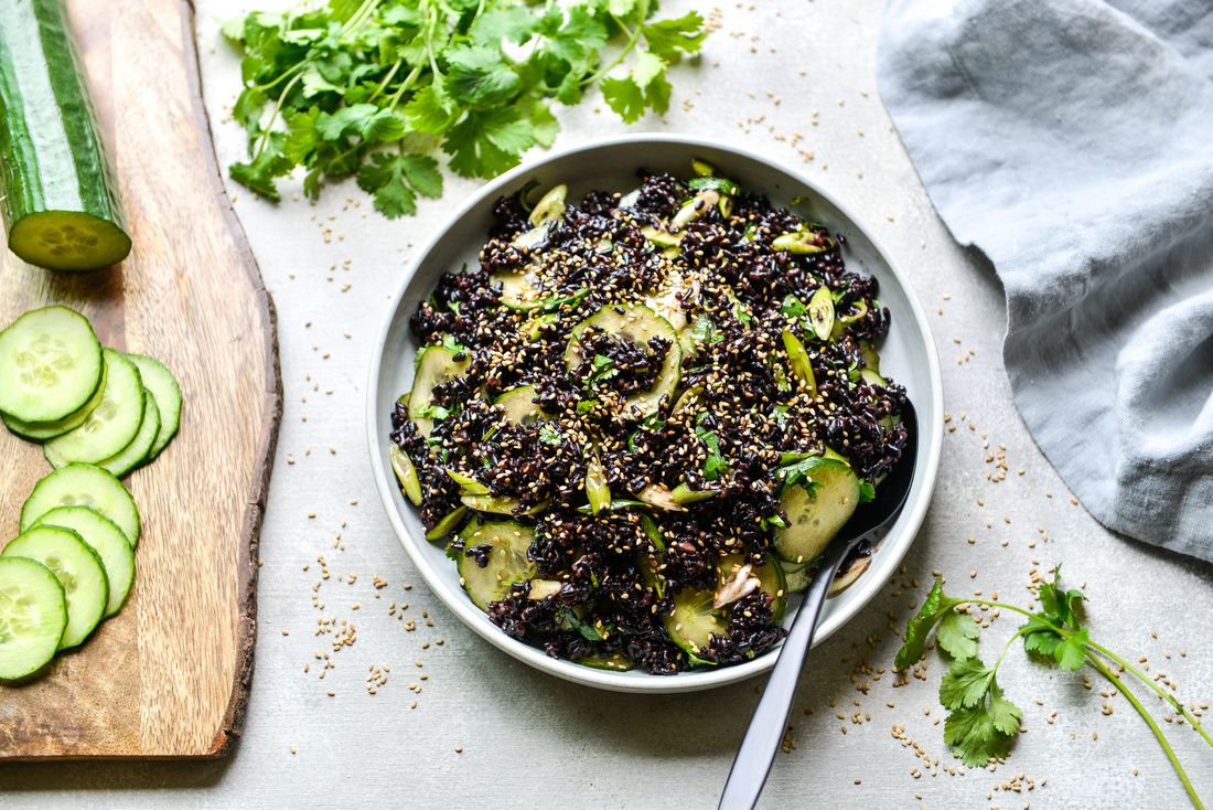 BLACK RICE AND CUCUMBER SALAD-1