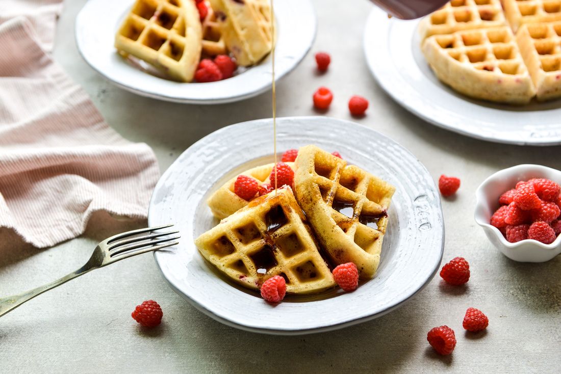 GLUTEN-FREE RASPBERRY COCONUT WAFFLES-2