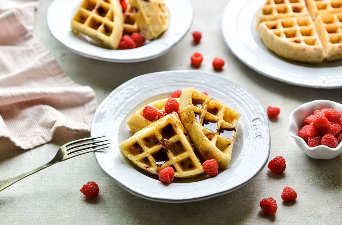 GLUTEN-FREE RASPBERRY COCONUT WAFFLES-3