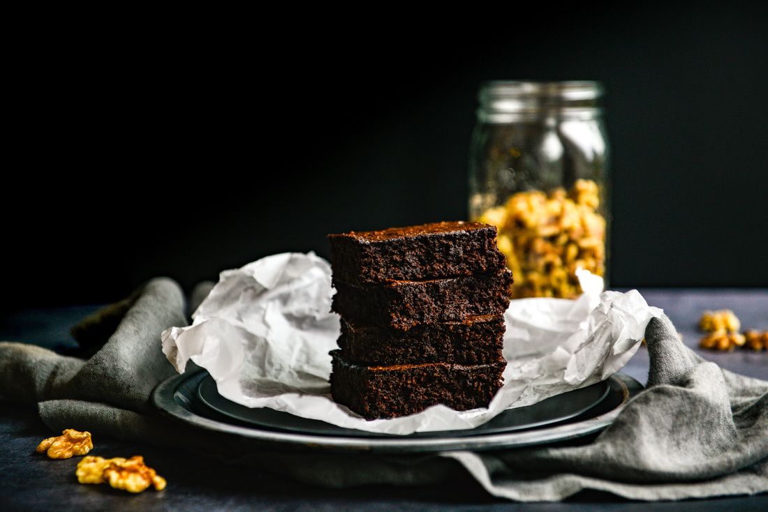 GRAIN-FREE DAIRY-FREE CHOCOLATE WALNUT BROWNIES-1