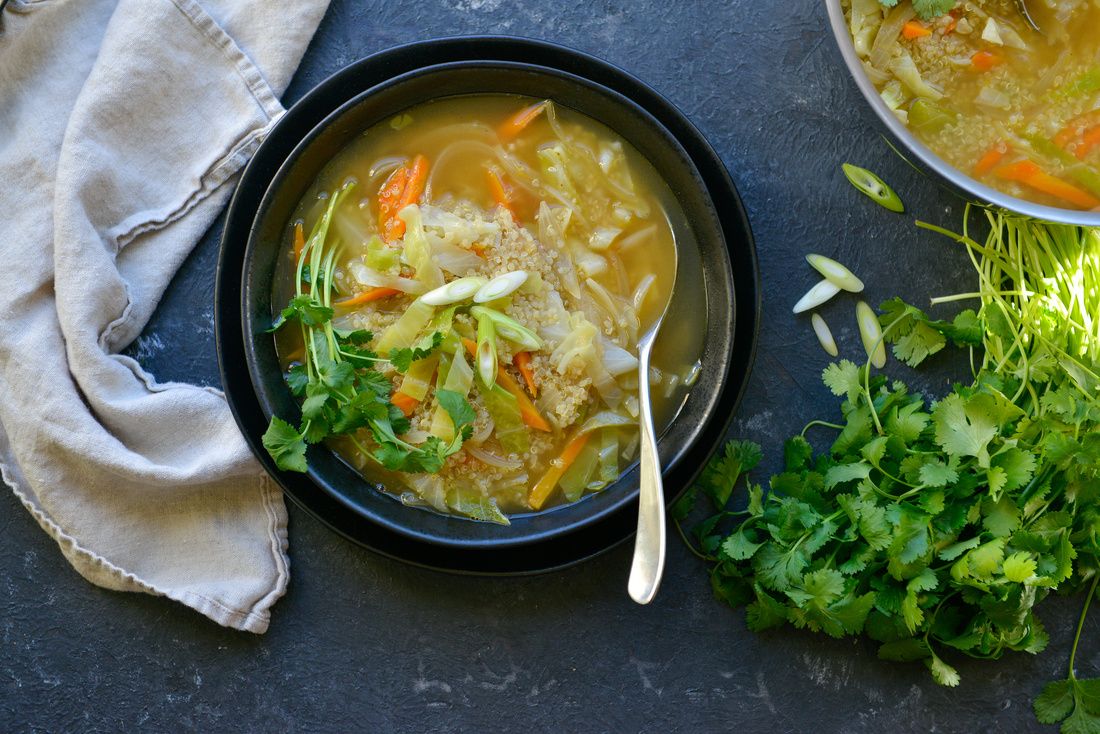 HEALING QUINOA CABBAGE SOUP-2