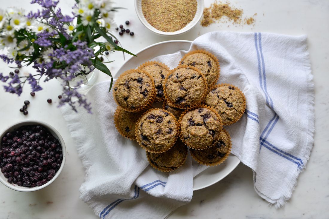 WILD BLUEBERRY FLAX MUFFINS-2