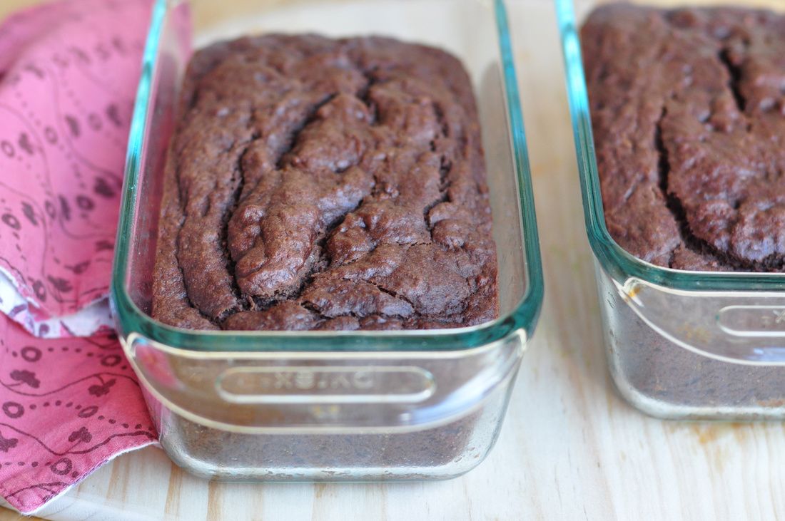 chocolate banana teff bread-22