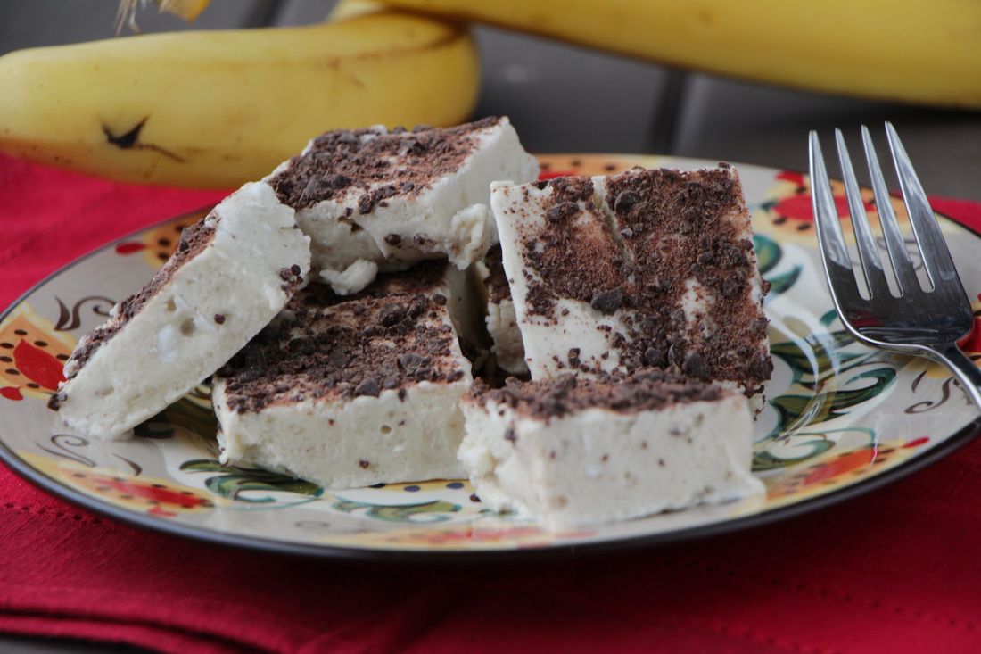 Coconut Banana Ice Cream Bars (dairy-free)