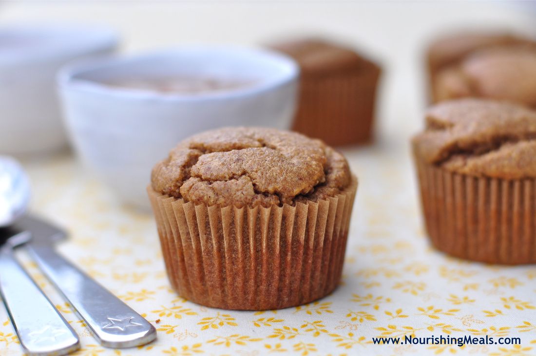 Paleo Banana Almond Butter Muffins