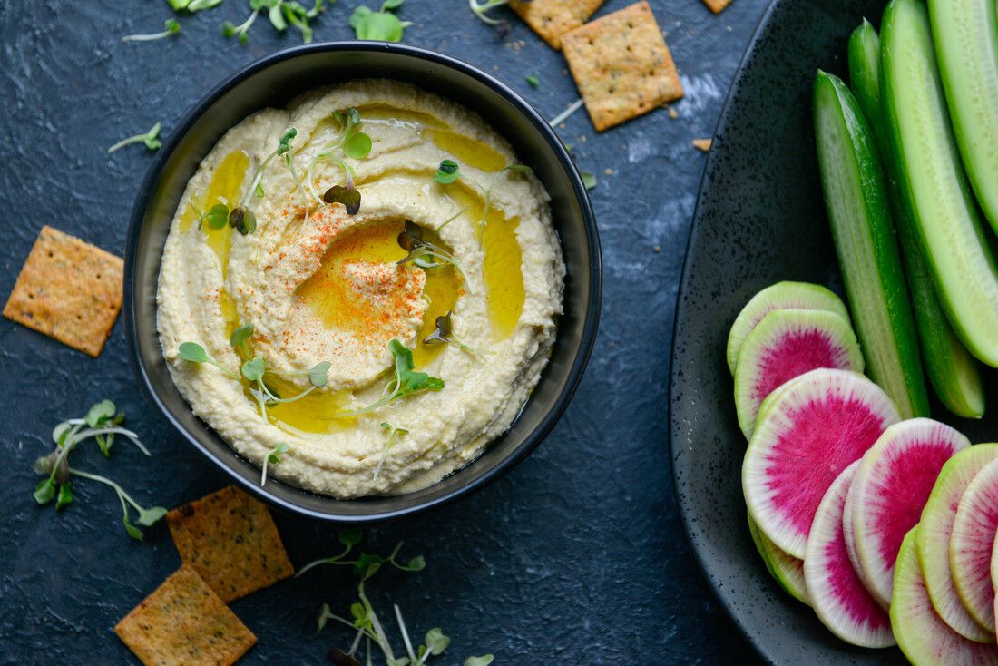 classic vegan hummus