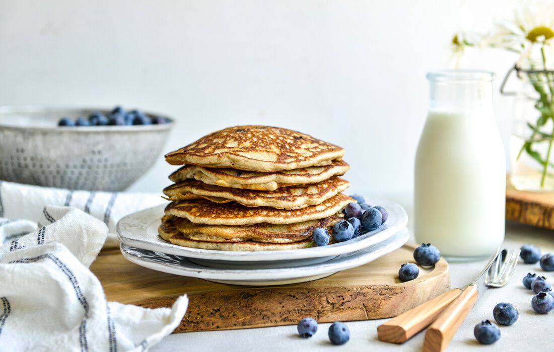 BLUEBERRY BUTTERMILK BUCKWHEAT PANCAKES-1