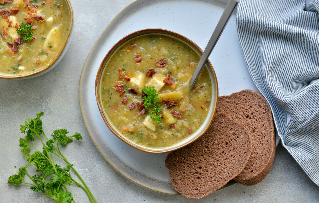 HALIBUT AND POTATO CHOWDER