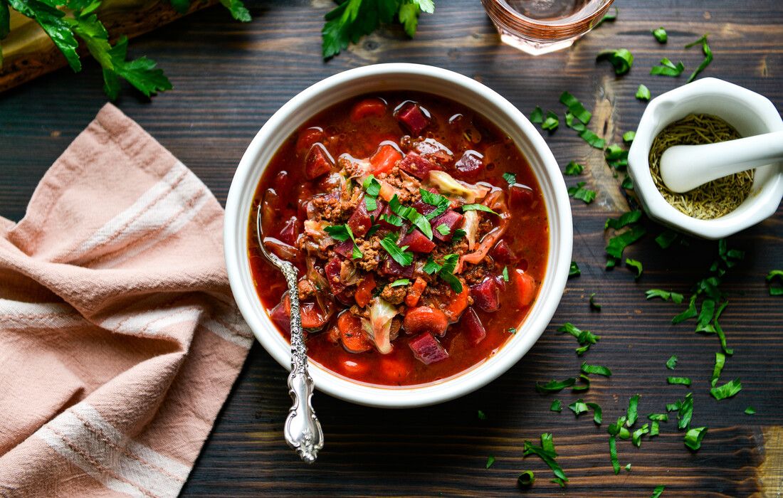 SAVORY BEET BEEF CABBAGE STEW-1