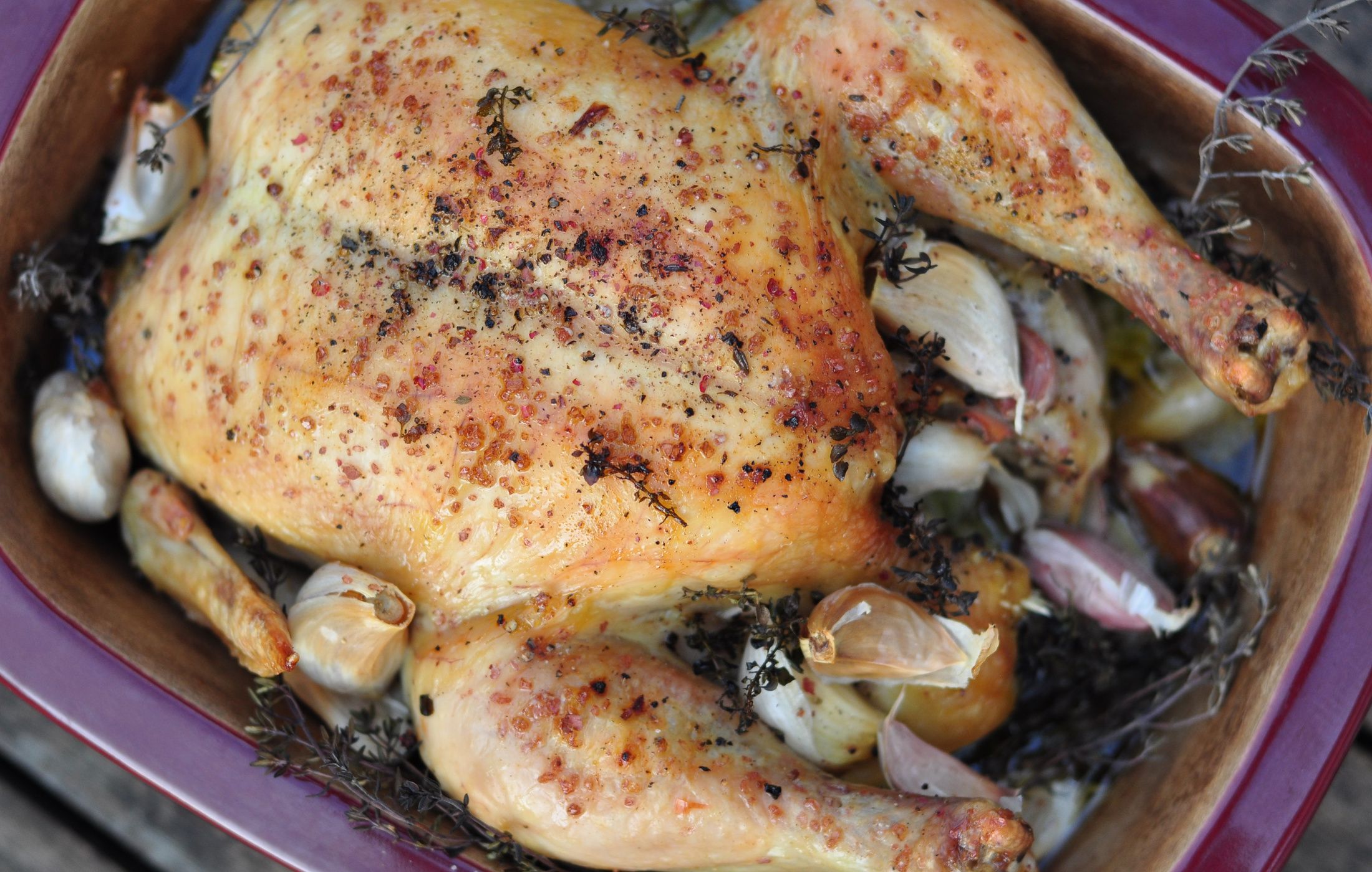 Whole Roasted Organic Chicken