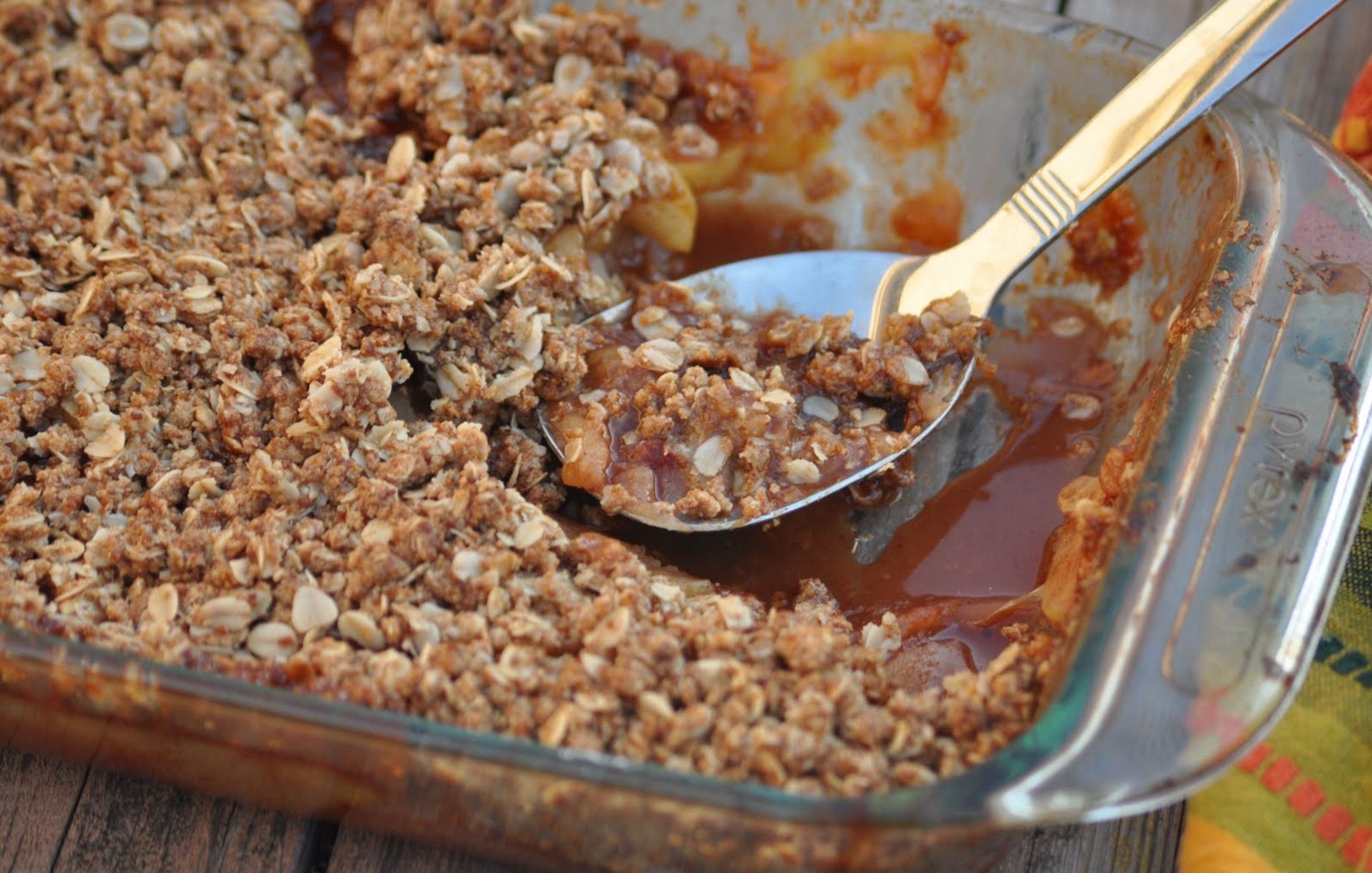 Coconut Sugar Apple Crisp Gluten-Free Vegan