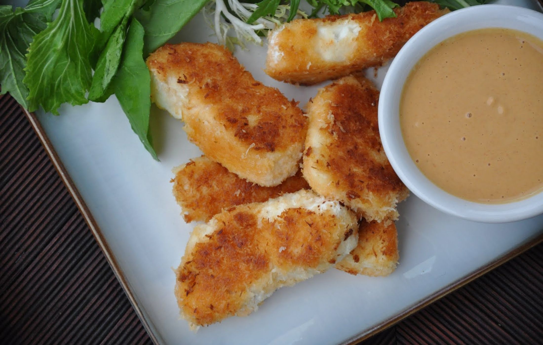 Gluten-Free Paleo Thai Coconut Fish Sticks