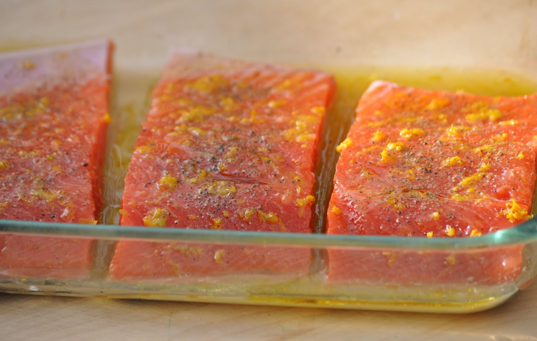 Orange Pepper Wild Salmon