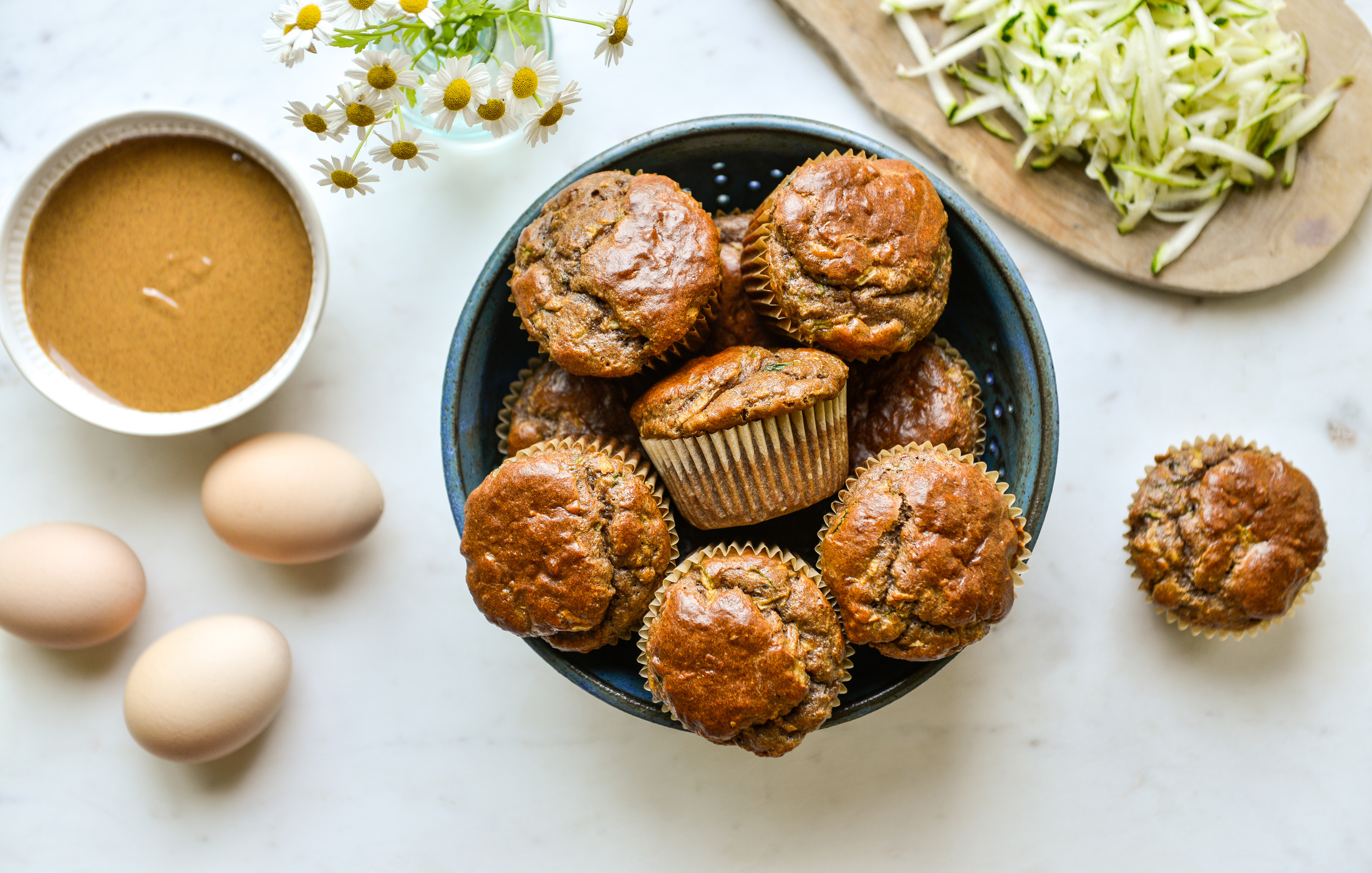 ALMOND BUTTER ZUCCHINI MUFFINS GRAIN-FREE-1