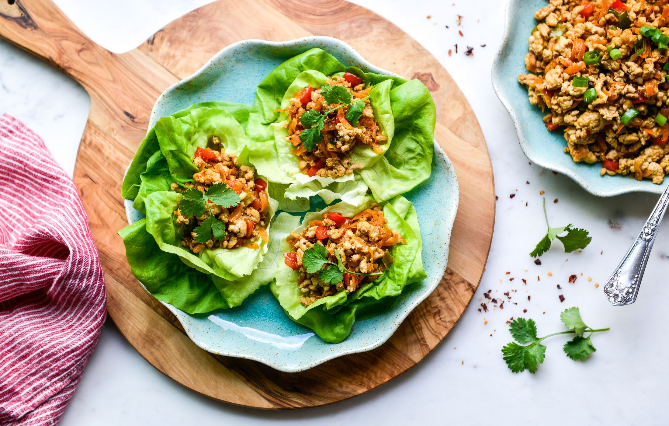 ASIAN TURKEY LETTUCE WRAPS-1