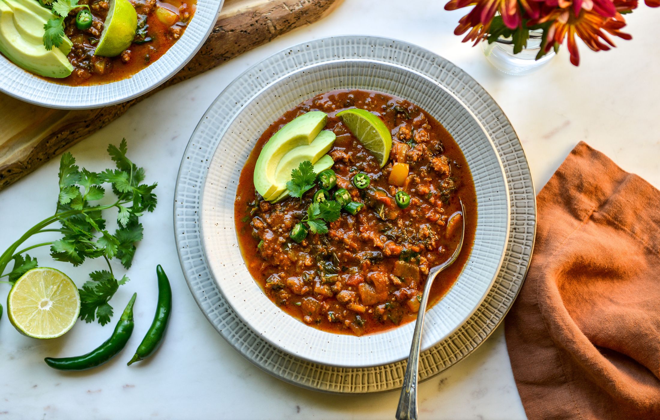 BEEF PUMPKIN-KALE CHILI PALEO-1