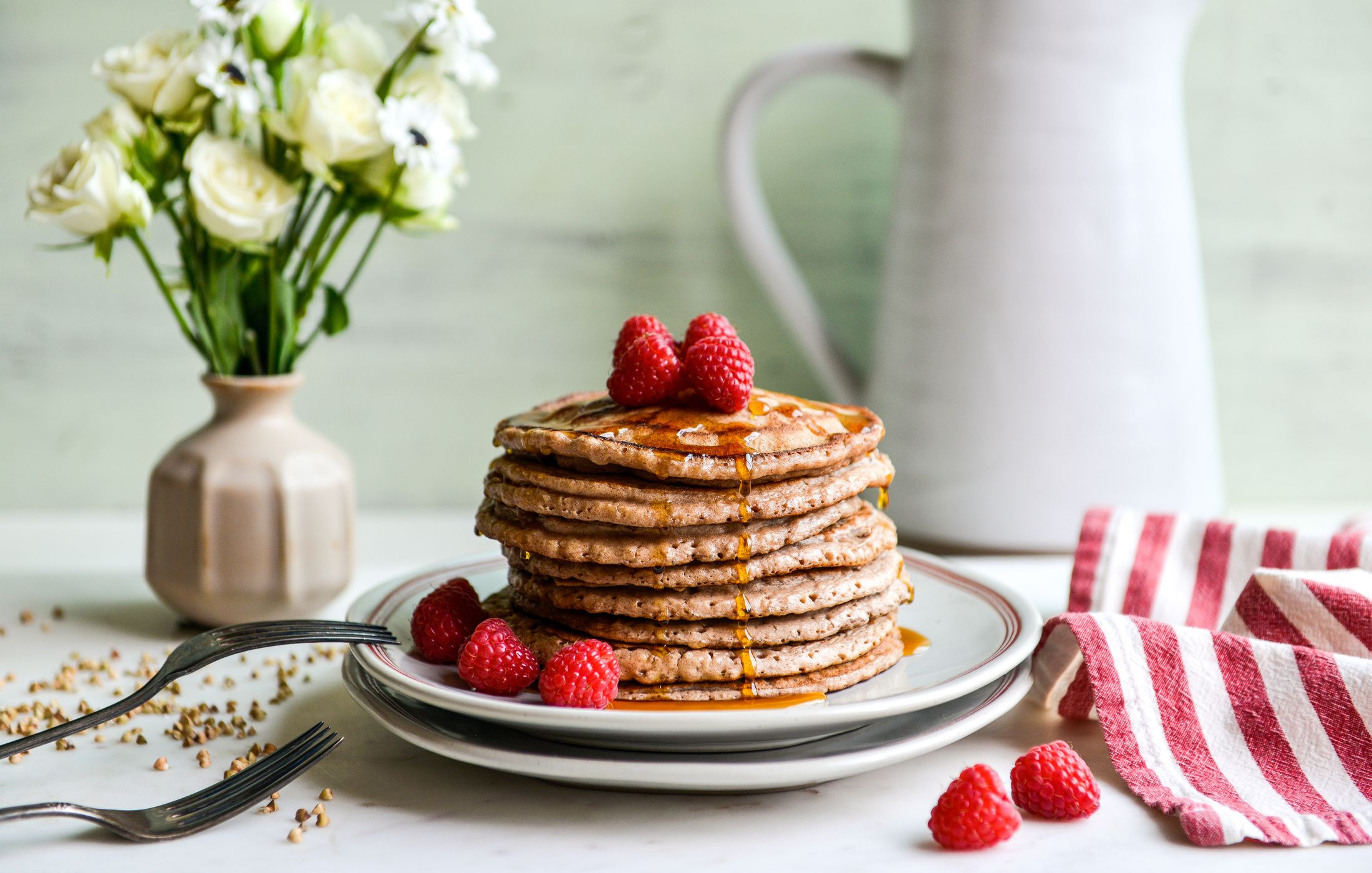 BUCKWHEAT OAT BLENDER PANCAKES-1