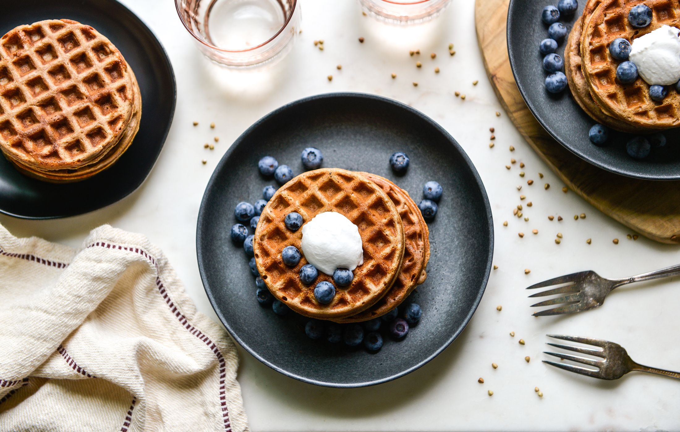 BUCKWHEAT WAFFLES EGG-FREE NUT-FREE GLUTEN-FREE VEGAN-1