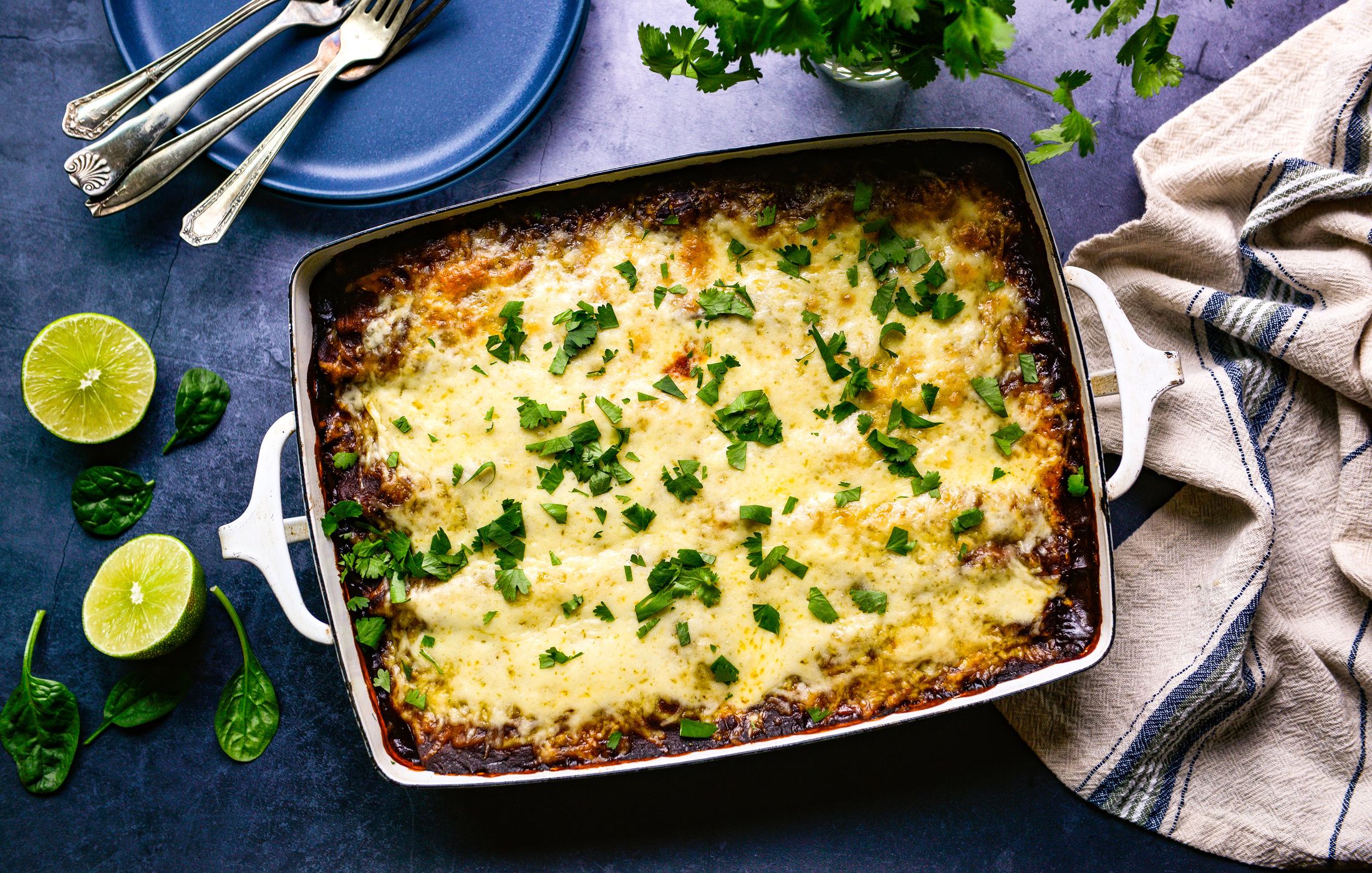 BUTTERNUT SQUASH AND PINTO BEAN ENCHILADAS-2