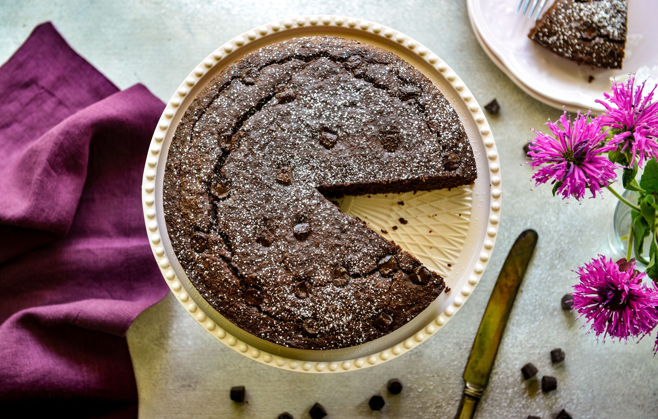 CHOCOLATE-BANANA ALMOND FLOUR CAKE-22