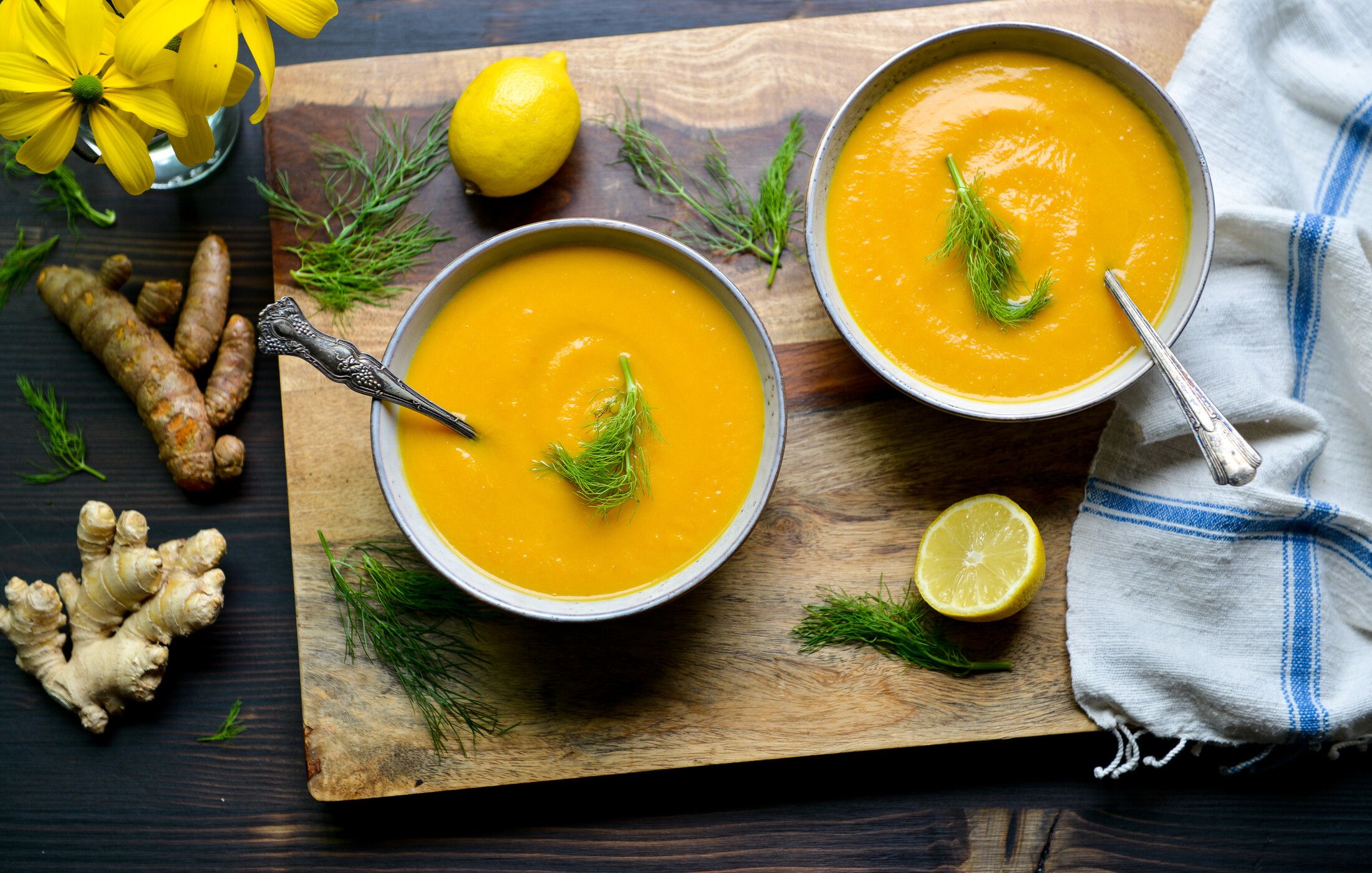 CREAMY TURMERIC-GINGER SOUP-2