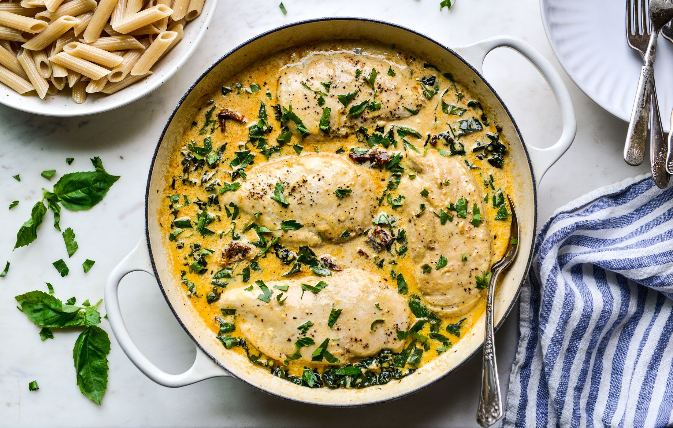 CREAMY TUSCAN KALE CHICKEN-1