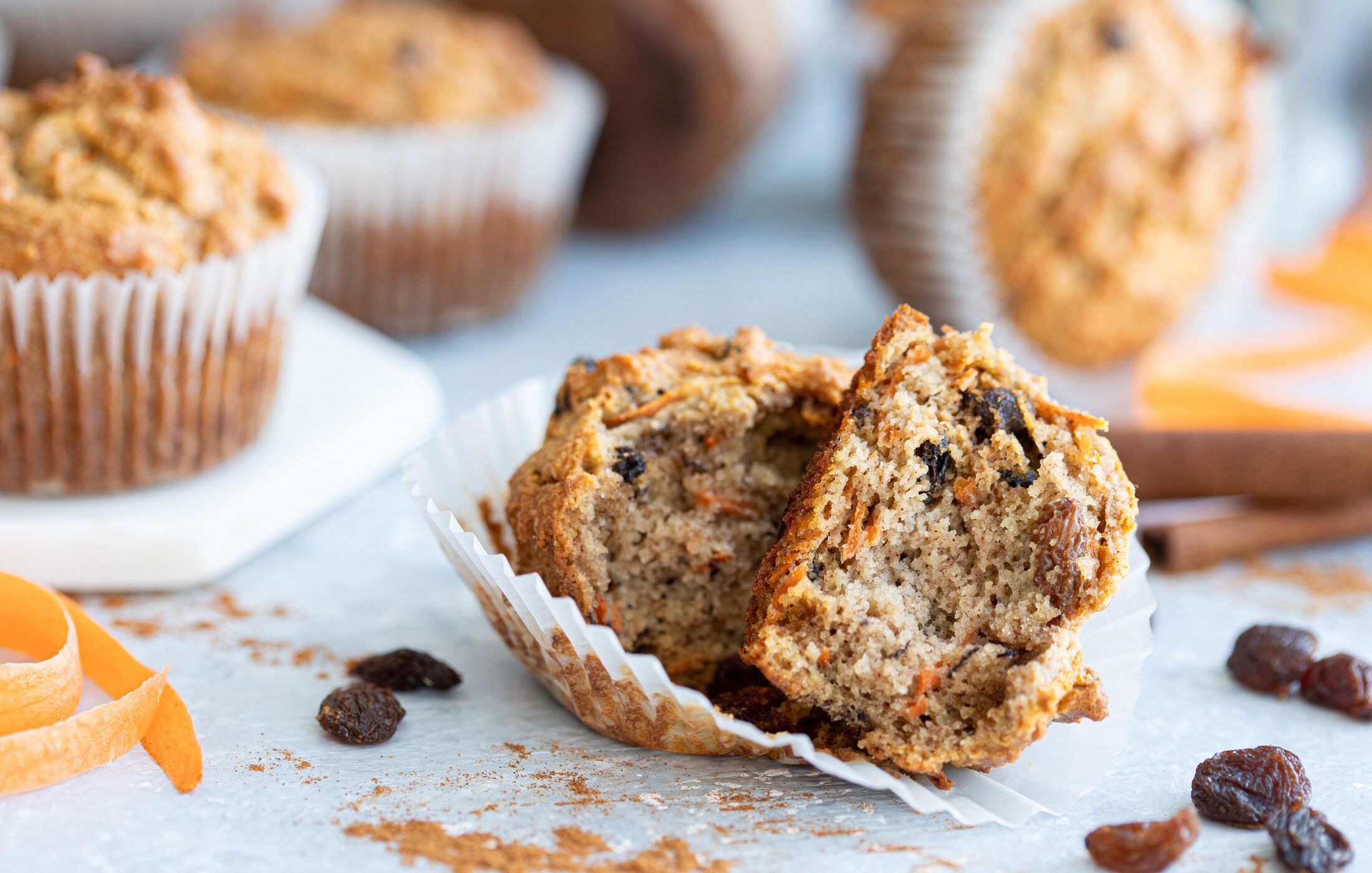 Carrot Breakfast Muffins-3