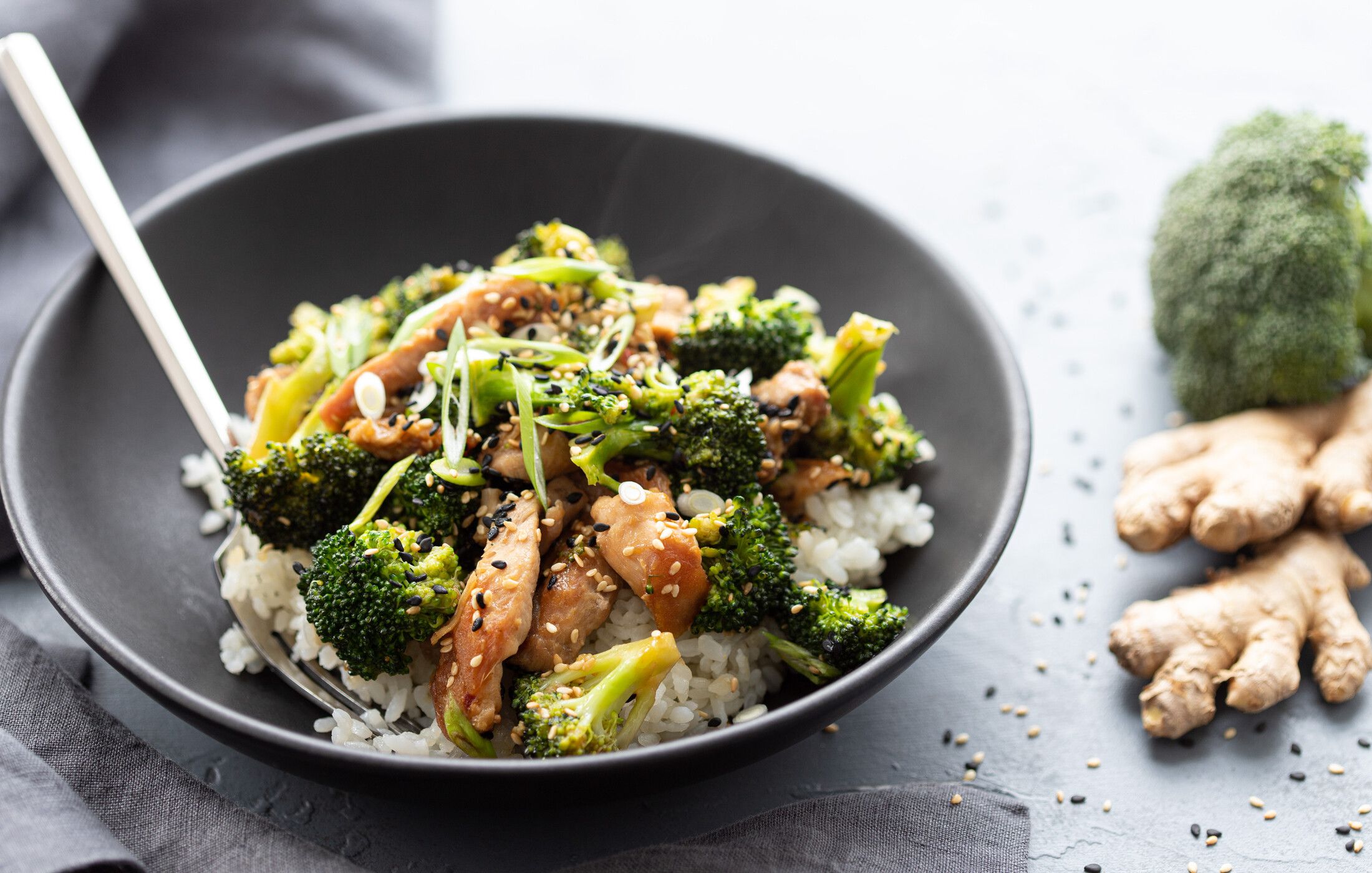 Chicken and Broccoli Stir Fry.