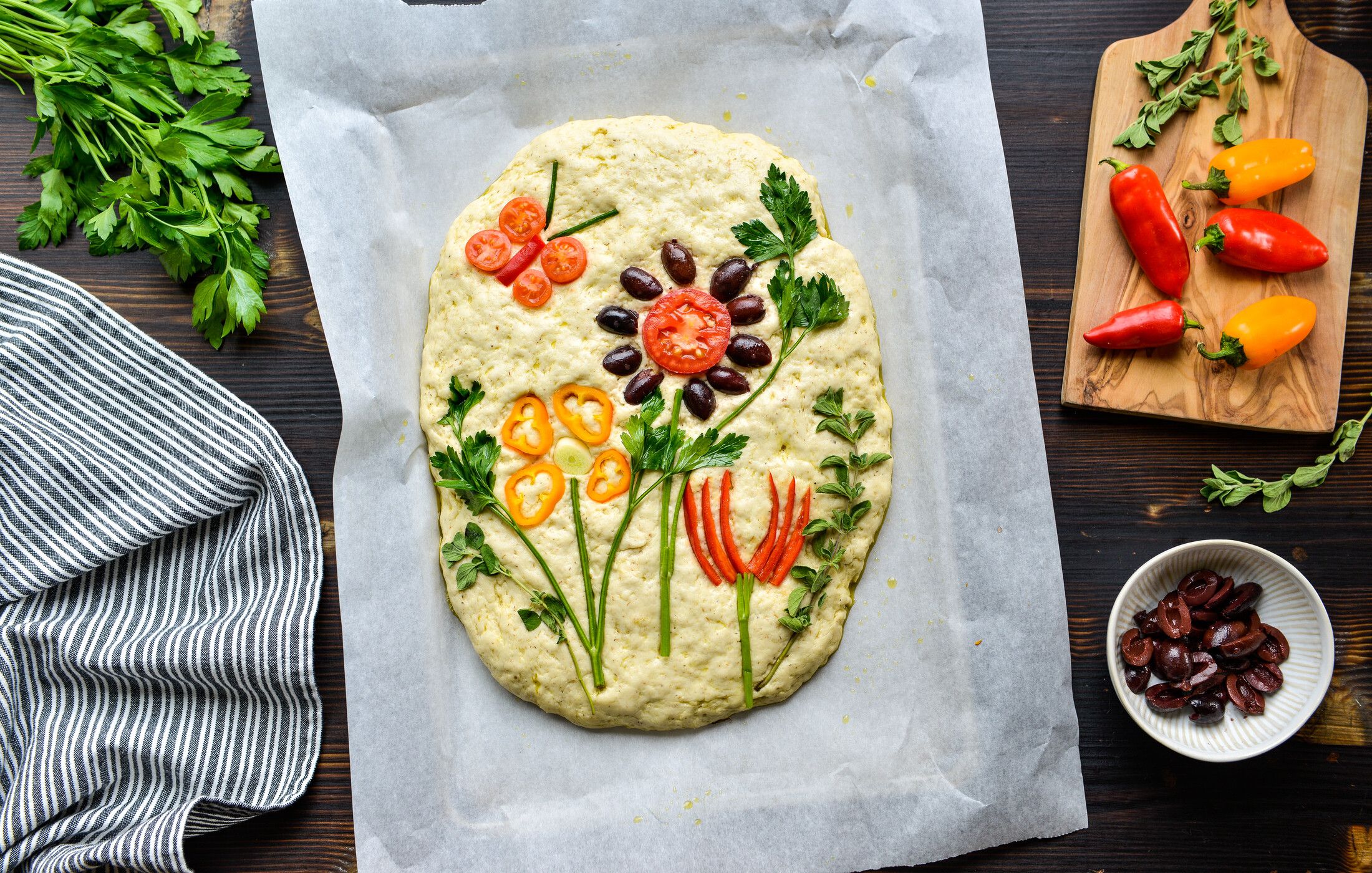 GLUTEN-FREE EGG-FREE FOCACCIA BREAD + ART-2