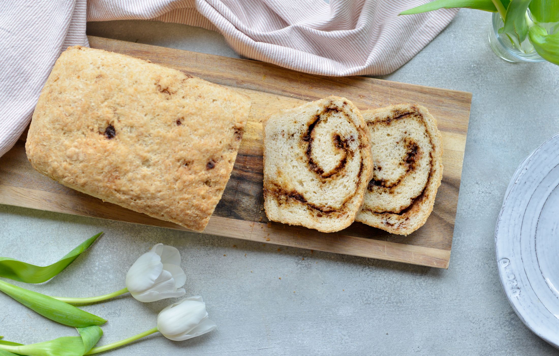 GLUTEN-FREE NUT-FREE VEGAN CINNAMON SWIRL BREAD-1