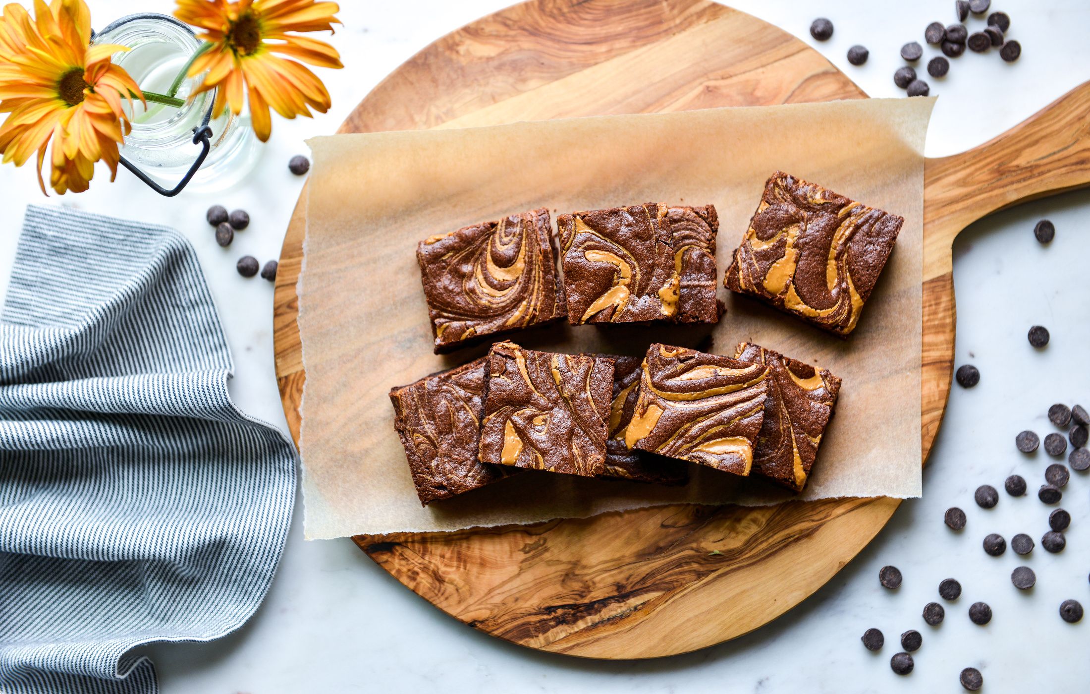 GLUTEN-FREE PEANUT BUTTER BROWNIES-2