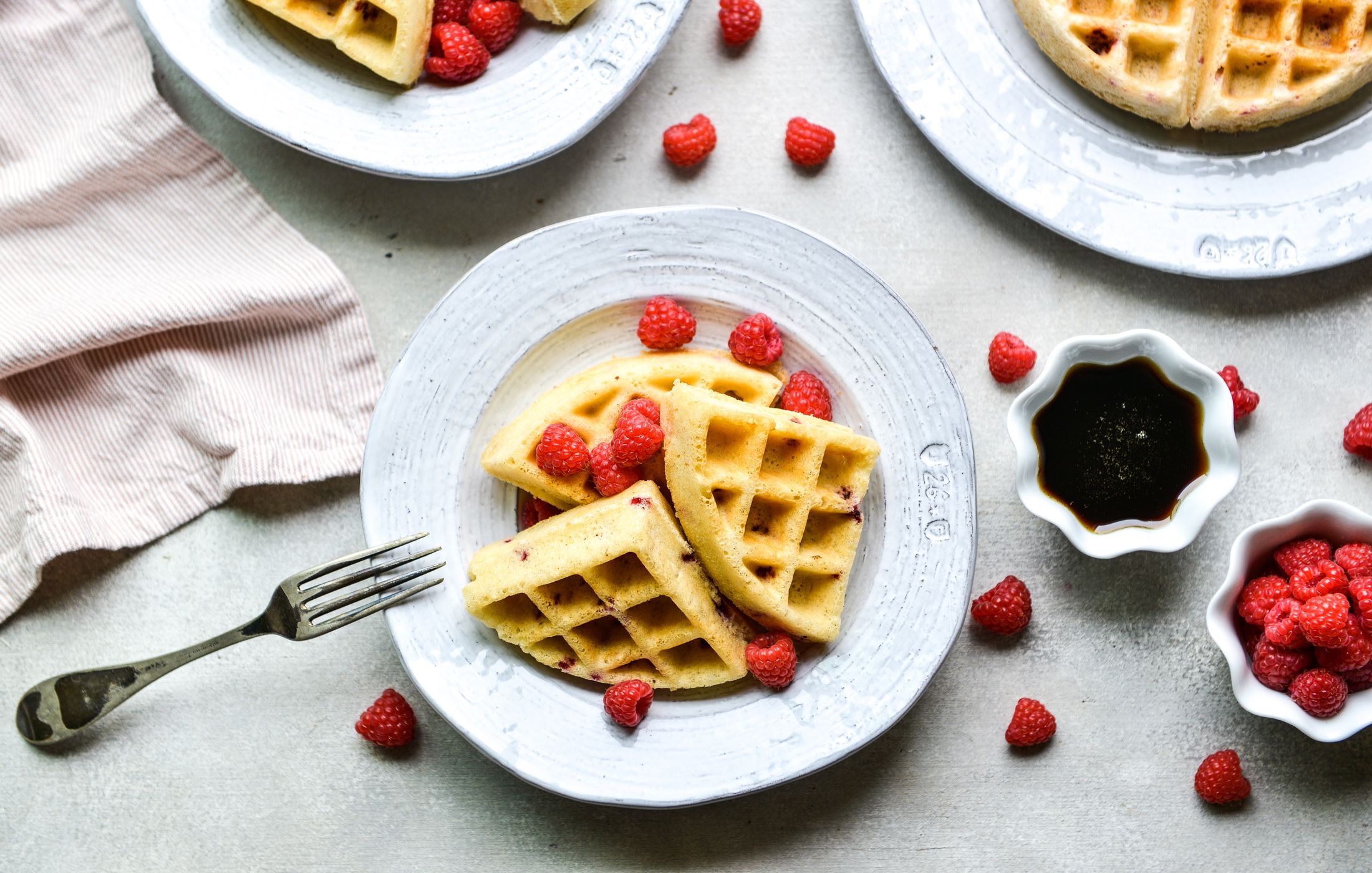 GLUTEN-FREE RASPBERRY COCONUT WAFFLES-1