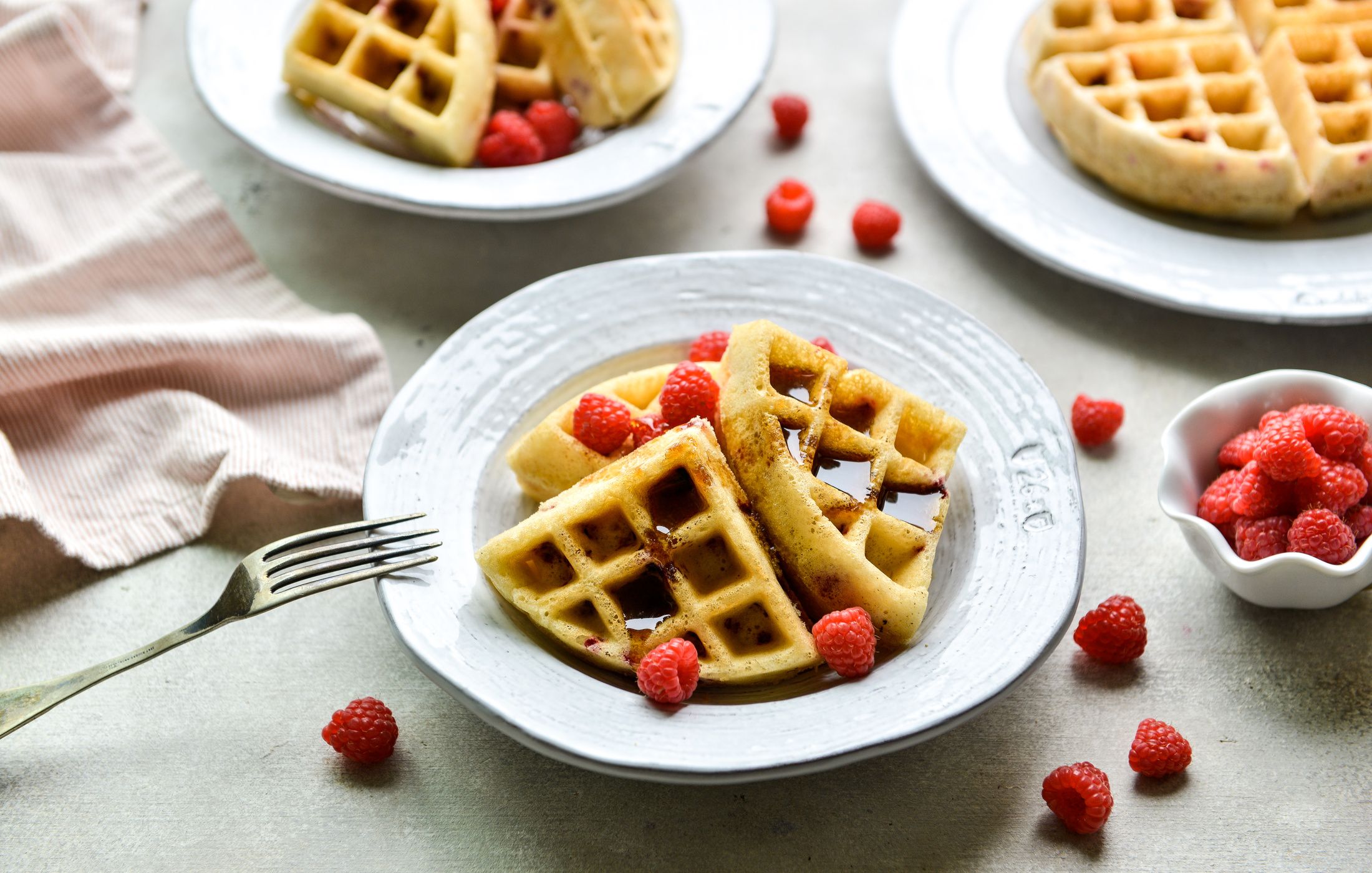 GLUTEN-FREE RASPBERRY COCONUT WAFFLES-3