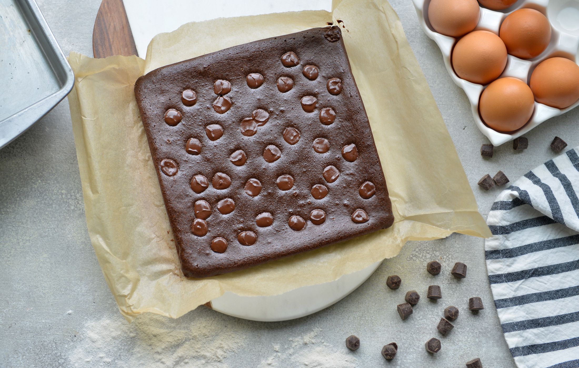 GRAIN-FREE CASSAVA FLOUR BROWNIES-3