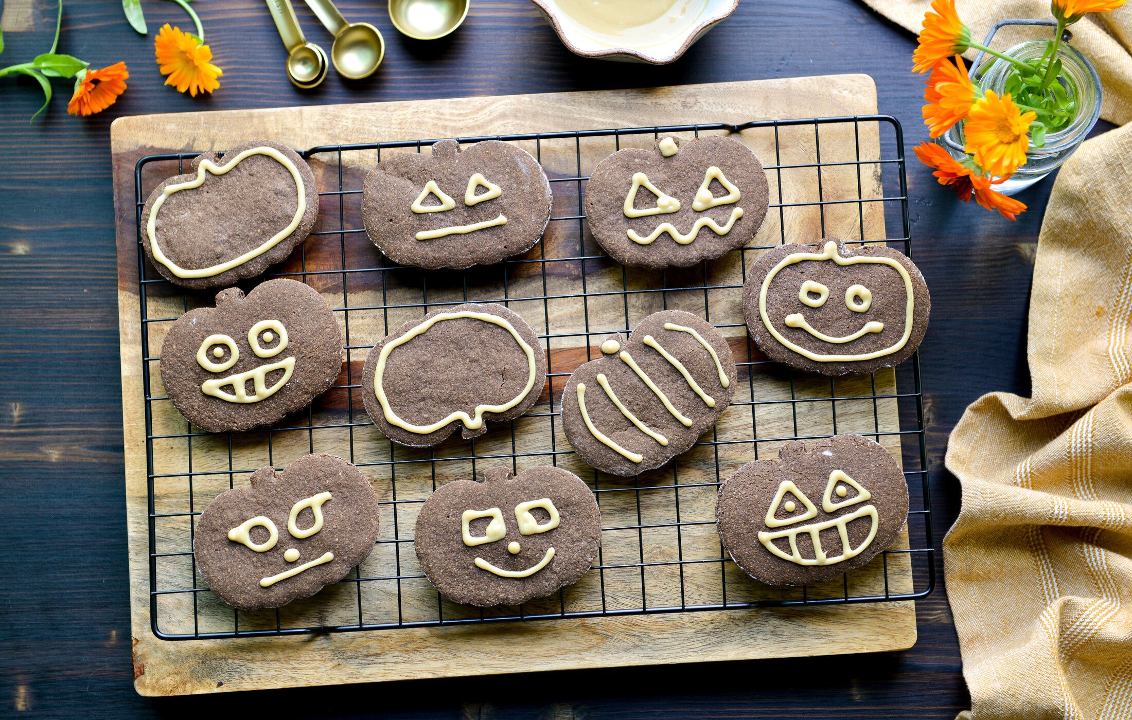 GRAIN-FREE CHOCOLATE-ALMOND CUT-OUT COOKIES-1-3