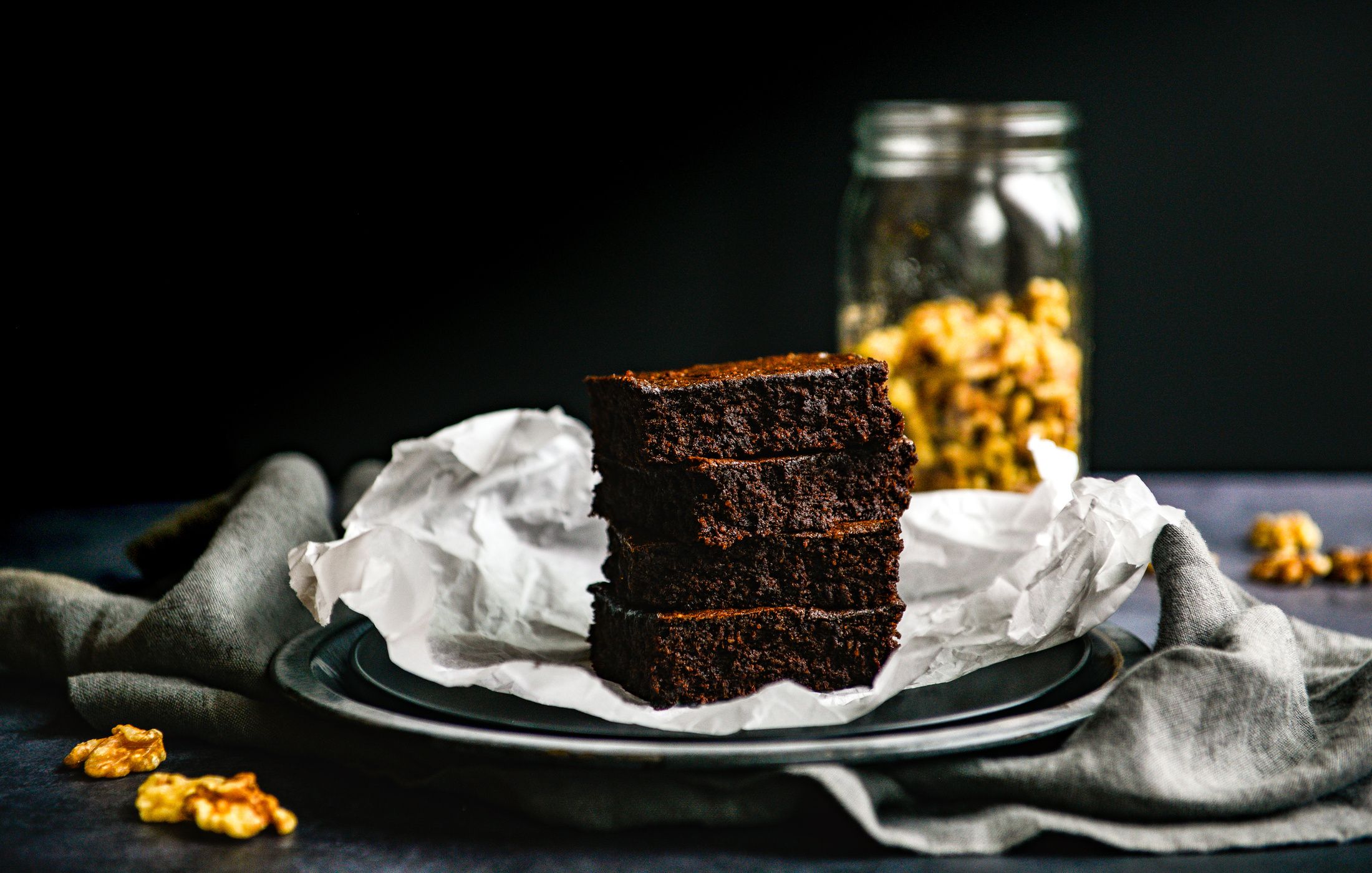 GRAIN-FREE DAIRY-FREE CHOCOLATE WALNUT BROWNIES-1