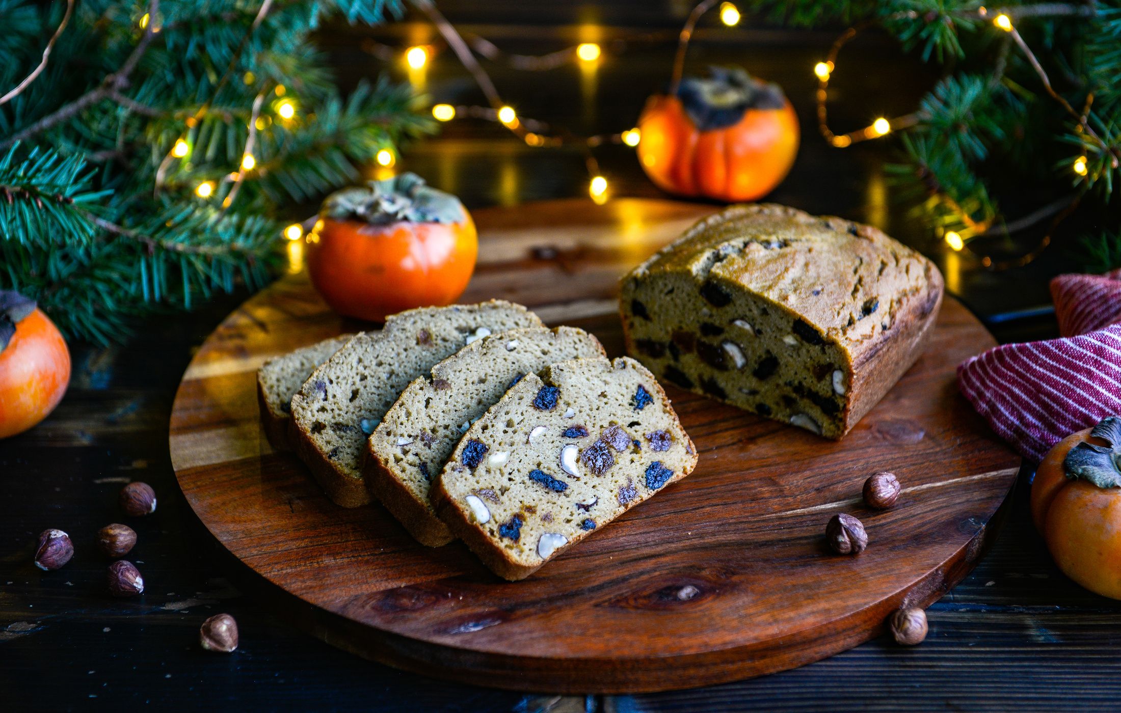 GRAIN-FREE DAIRY-FREE PERSIMMON FRUIT CAKE-1