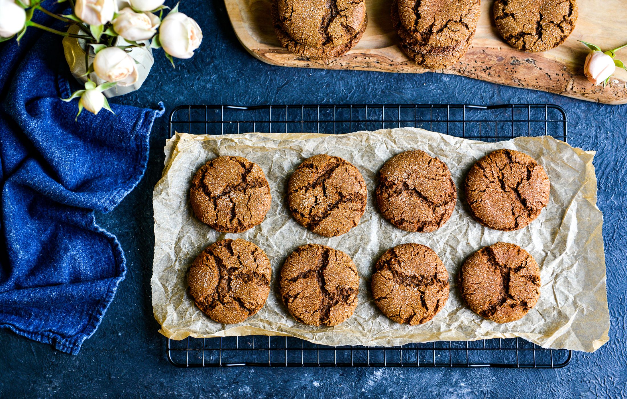 GRAIN-FREE GLUTEN-FREE GINGER MOLASSES COOKIES-1