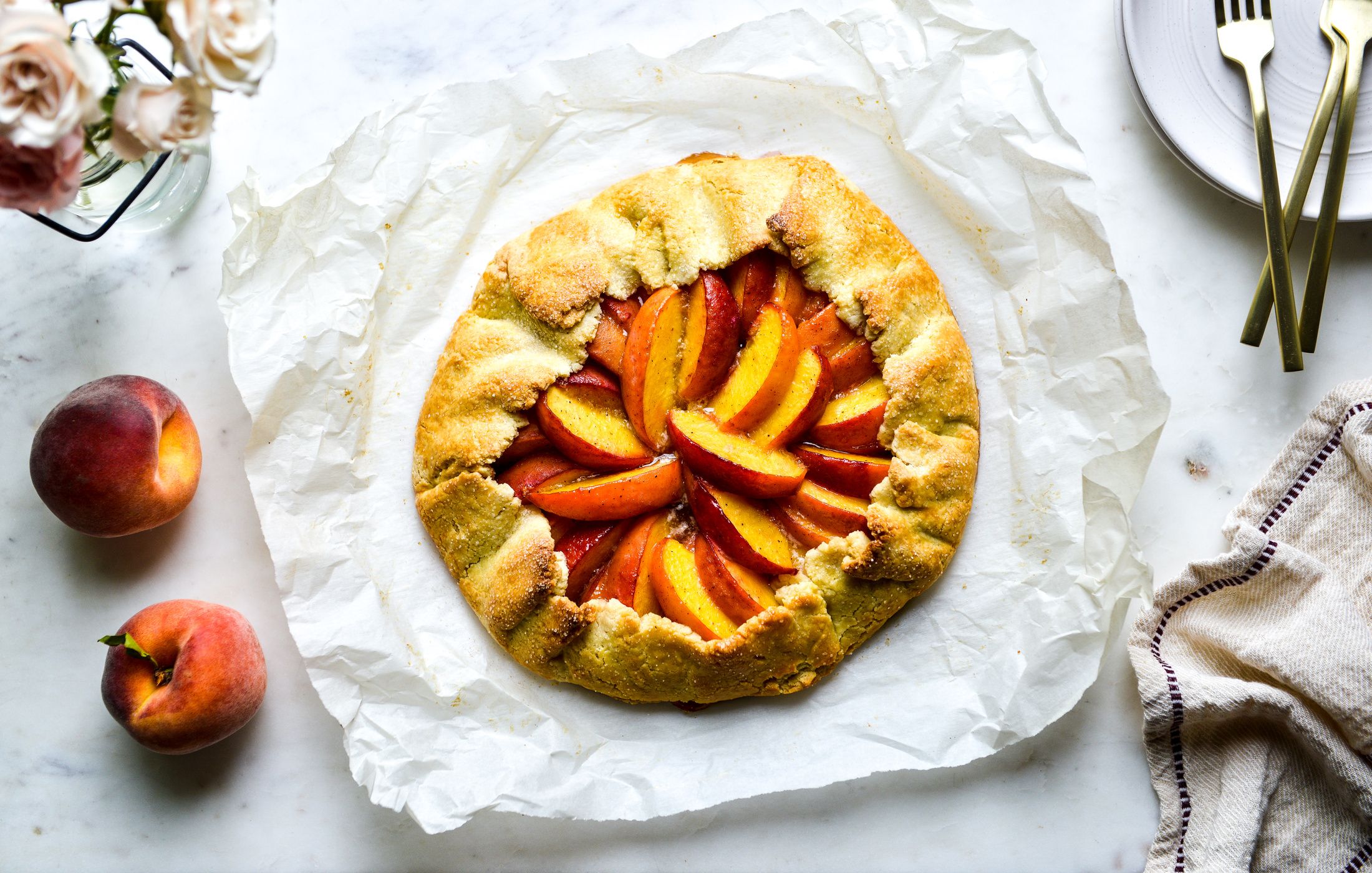 GRAIN-FREE GLUTEN-FREE PEACH GALETTE-44