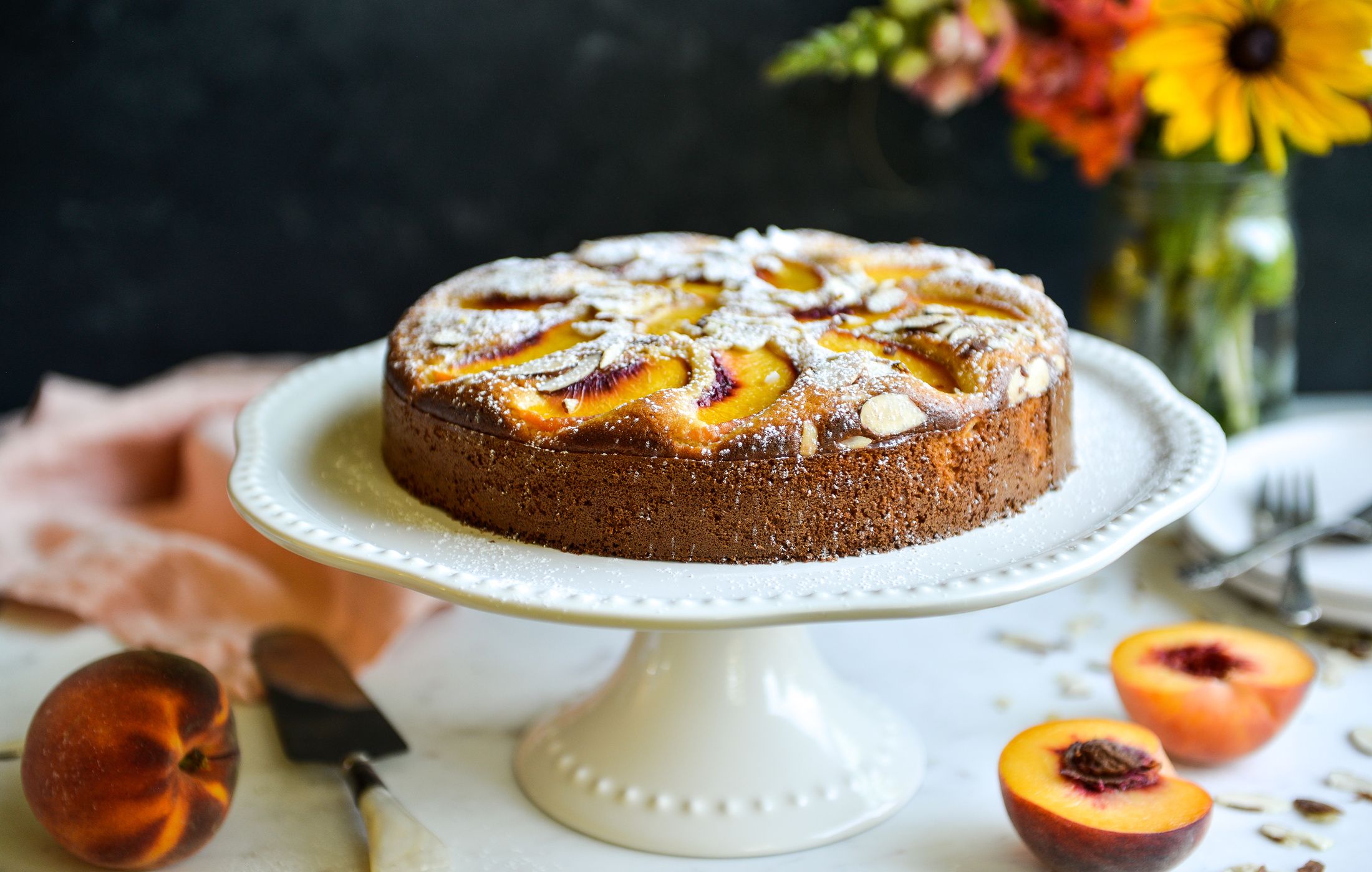 GRAIN-FREE PEACH-ALMOND CAKE-2