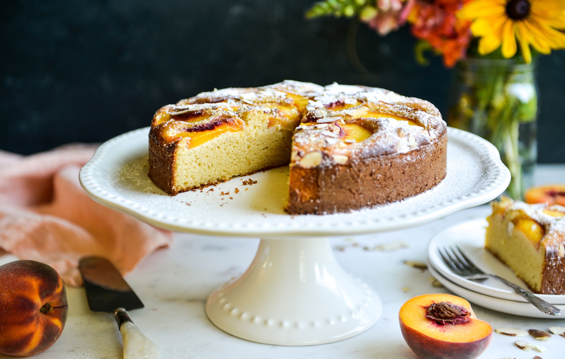 GRAIN-FREE PEACH-ALMOND CAKE-3