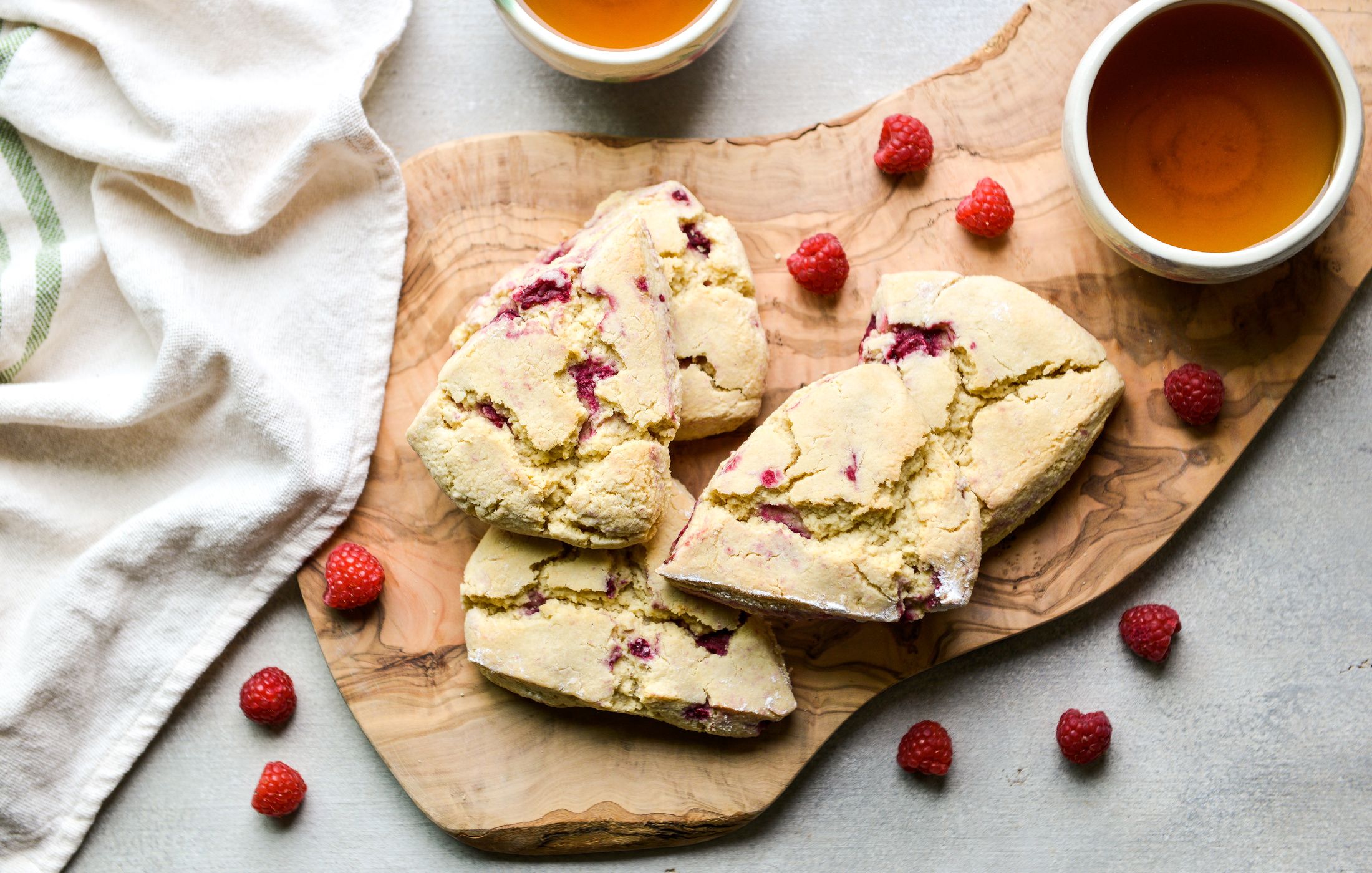 GRAIN-FREE RASPBERRY-ALMOND SCONES-1